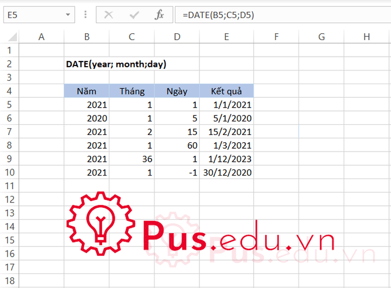 H m DATE Trong Excel T o Ng y C p Nh t T ng Si u D D ng K M FILE 