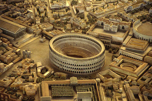 Mô hình phục dựng Đấu trường Colosseum