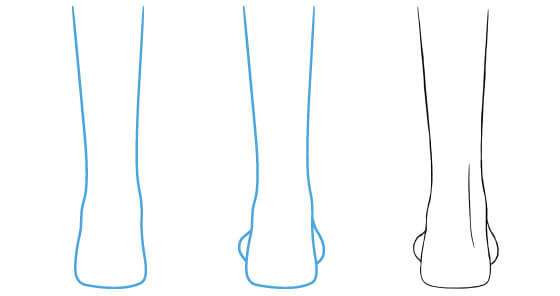 cách vẽ bàn chân 16