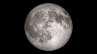 Hoạt ảnh của Mặt trăng di chuyển giữa Mặt trời và Trái đất