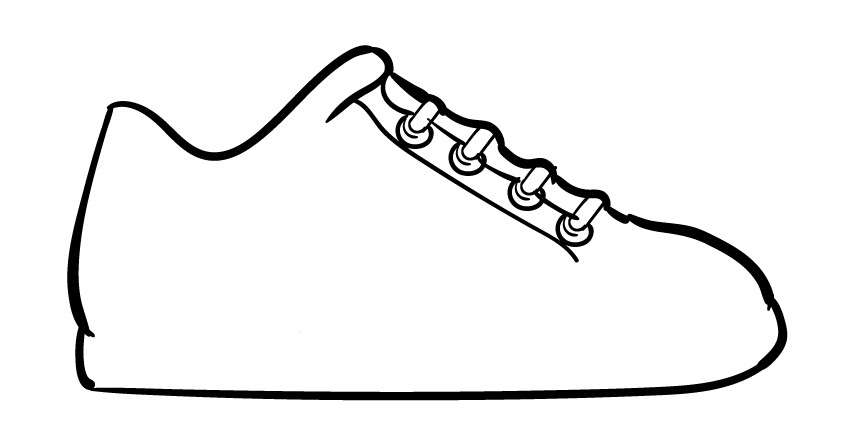cách vẽ giày 5