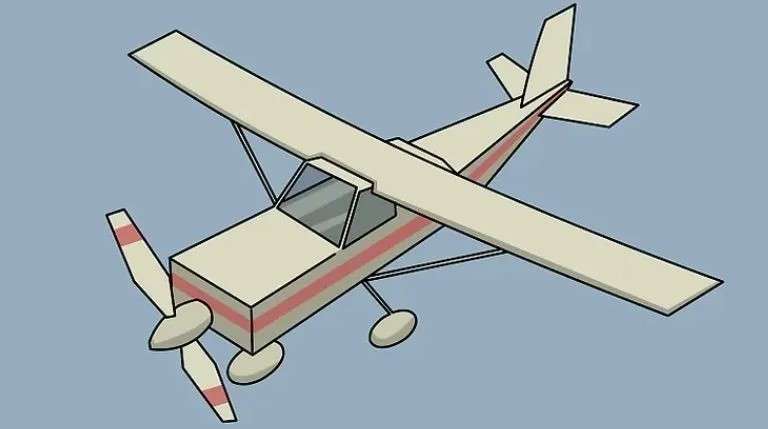 cách vẽ máy bay 21