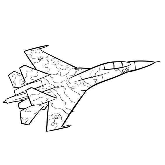 cách vẽ máy bay 28