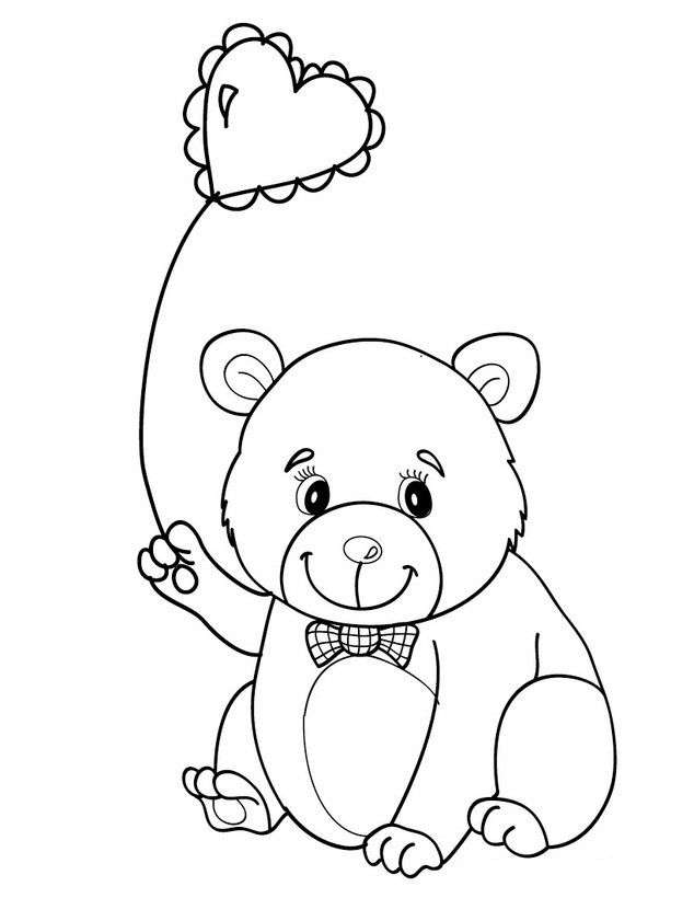 cách vẽ gấu bông 16