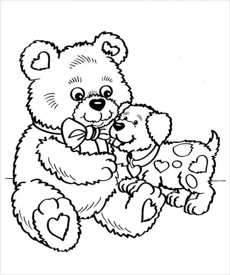 cách vẽ gấu bông 17