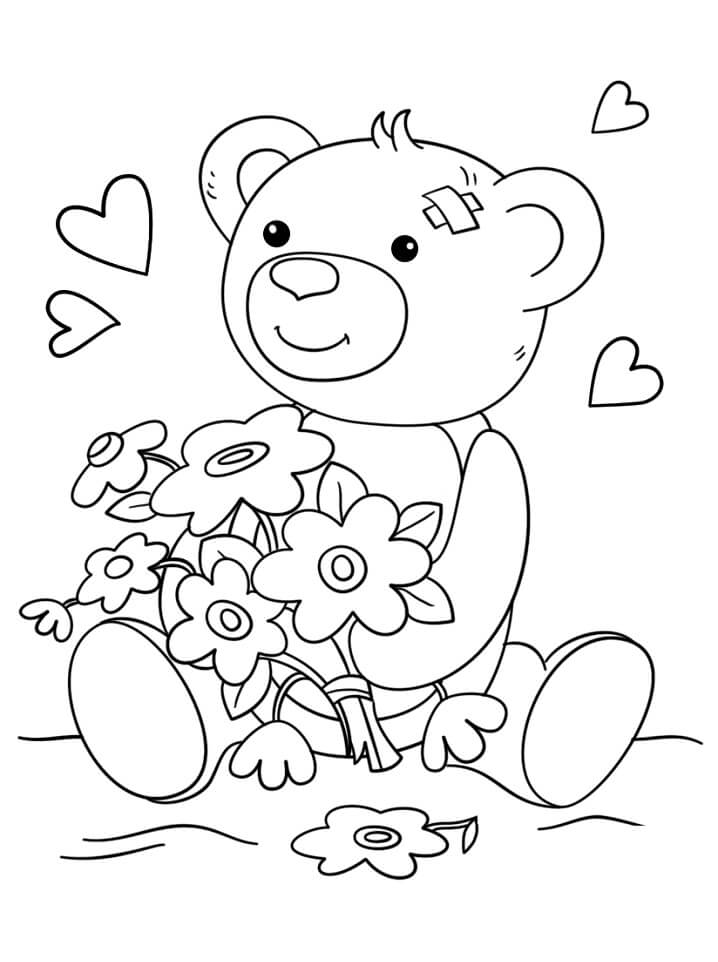 cách vẽ gấu bông 18