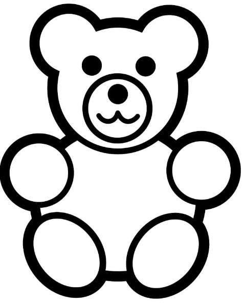 cách vẽ gấu bông 8