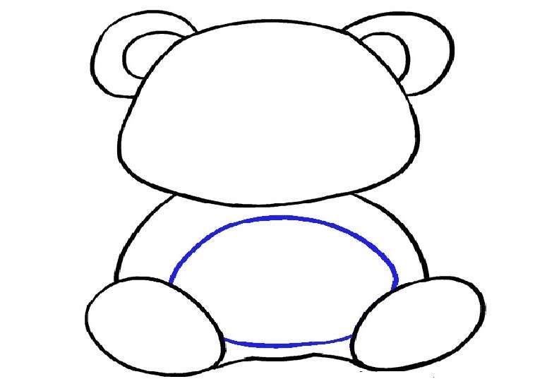 cách vẽ gấu trúc 10