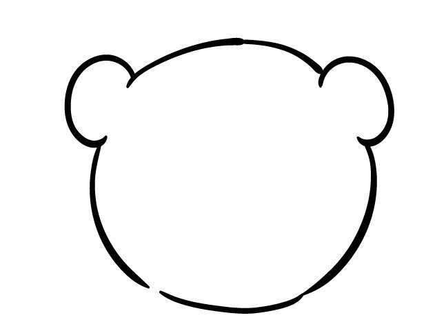cách vẽ gấu trúc 3