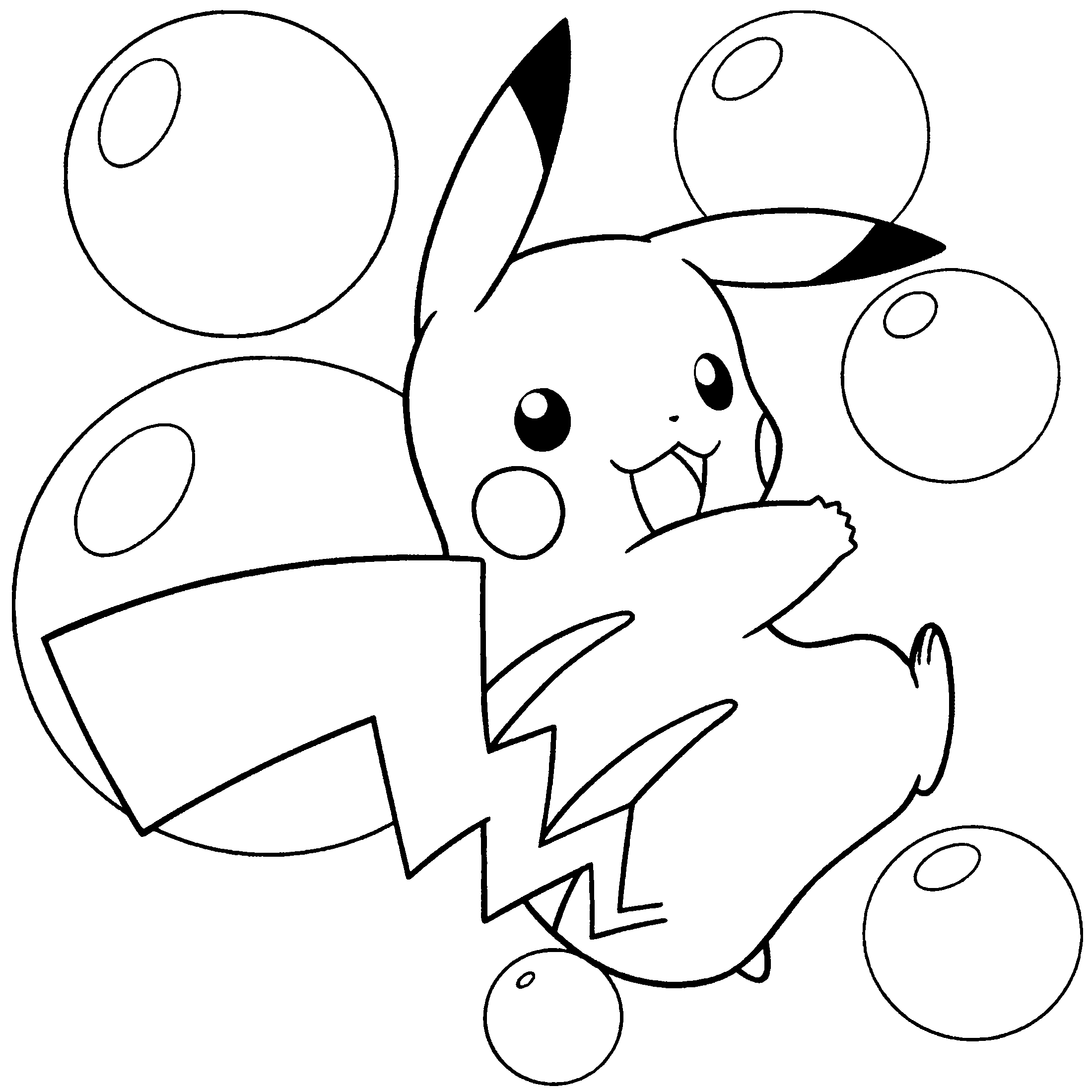 cách vẽ pikachu 14