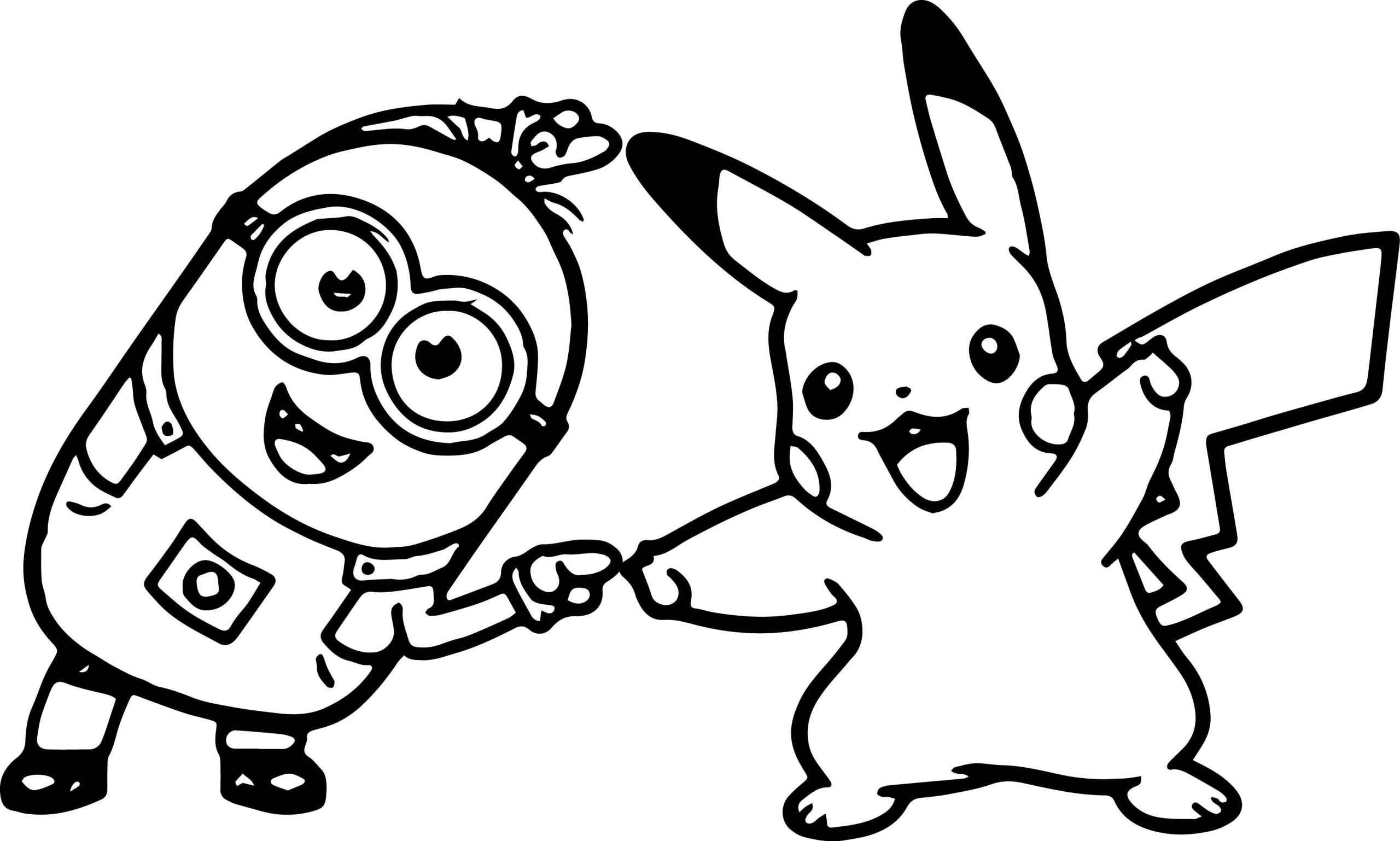cách vẽ pikachu 15