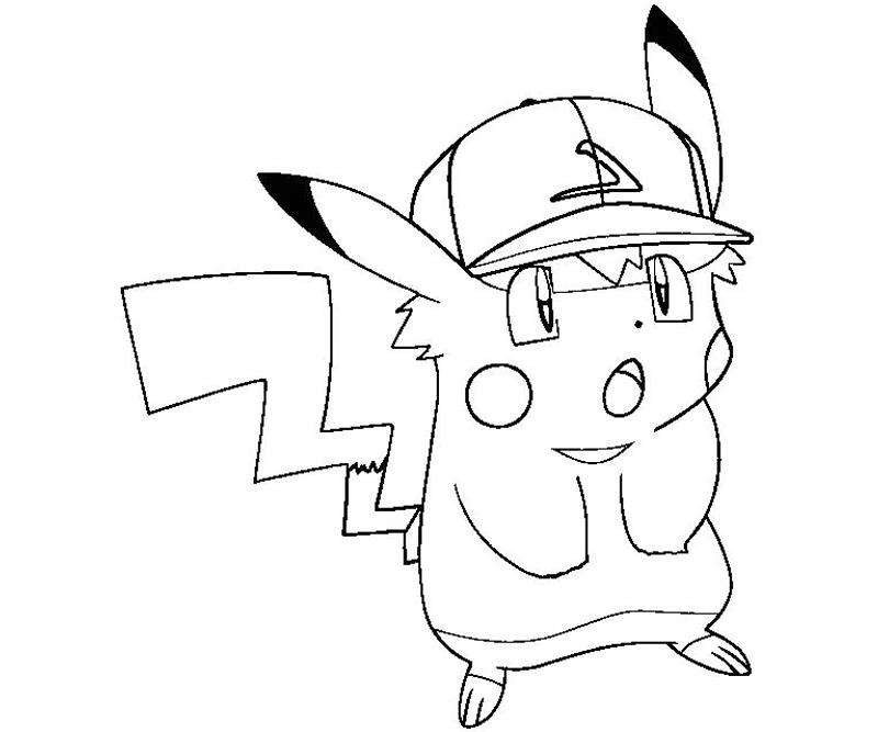 cách vẽ pikachu 17