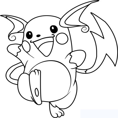 cách vẽ pikachu 20