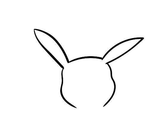 cách vẽ pikachu 4