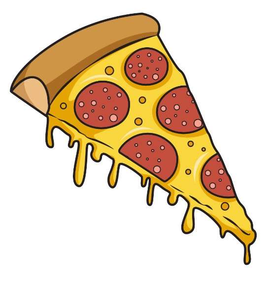 cách vẽ pizza 9