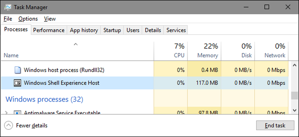 Windows Windows Shell Experience Host Host là gì và tại sao lại chạy trên PC của tôi?