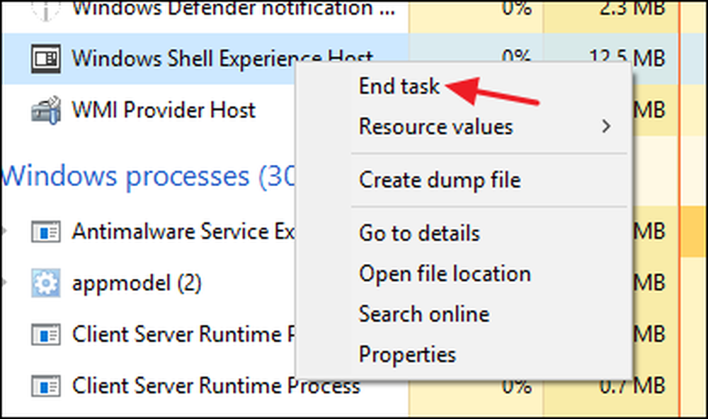 Windows Windows Shell Experience Host Host là gì và tại sao lại chạy trên PC của tôi?